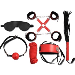Akcesoria BDSM, gadżety - bondage kit red