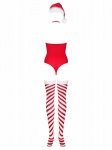 Body mikołajki, świąteczny komplet Kissmas, czerwony 