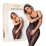 Bodystocking 19, otwarty krok, czarny - Clara Morgane