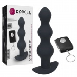 Korek analny z wibracjami na pilota DORCEL Deep Secret M