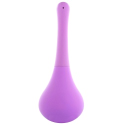 Gruszka silikonowa, fioletowa do lewatywy, higieny intymnej - Squeeze Clean