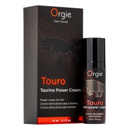 Krem na lepszą erekcję i dłuższy seks 15 ml - orgie touro taurine power cream for men