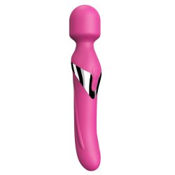 Masażer łechtaczki i pochwy. DORCEL Dual Orgasms magenta