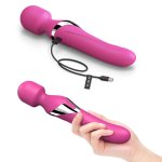 Masażer łechtaczki i pochwy. DORCEL Dual Orgasms magenta