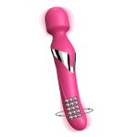 Masażer łechtaczki i pochwy. DORCEL Dual Orgasms magenta