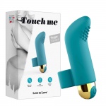 Masażer łechtaczki nakładany na palec - FINGER VIBRATOR BLUE