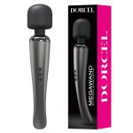 Masażer silikonowy z regulacją wibracji, ładowany USB, DORCEL megawand external stimulator