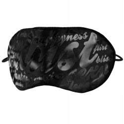 Maska na oczy BDSM, czarna, uniwersalna - Bijoux Indiscrets