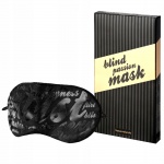 Maska na oczy BDSM, czarna, uniwersalna - Bijoux Indiscrets