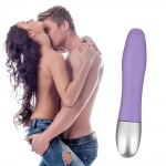 Mini wibrator, masażer - Glamy Finger Violet