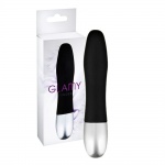 Mini wibrator, masażer - Glamy Finger Black