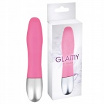 Mini wibrator, masażer - Glamy finger pink