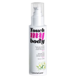 Olejek do masażu erotycznego, kwiat gardenii - Touch my body 100 ml