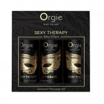 Olejki do masażu erotycznego 3x30 ml - sexy therapy silky effect