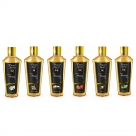 Olejki do masażu erotycznego i do kąpieli. 6 szt x 30 ml. Różne zapachy. Idealny prezent