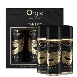 Olejki rozświetlające do masażu erotycznego 3x30 ml - tantric glossy effect