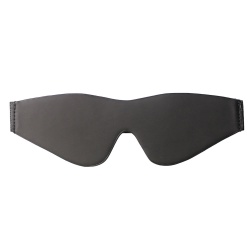 Opaska na oczy, czarna ekoskóra - Blaze Blindfold