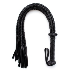 Pejcz, bicz z ekoskóry - fetish flogger 75 cm