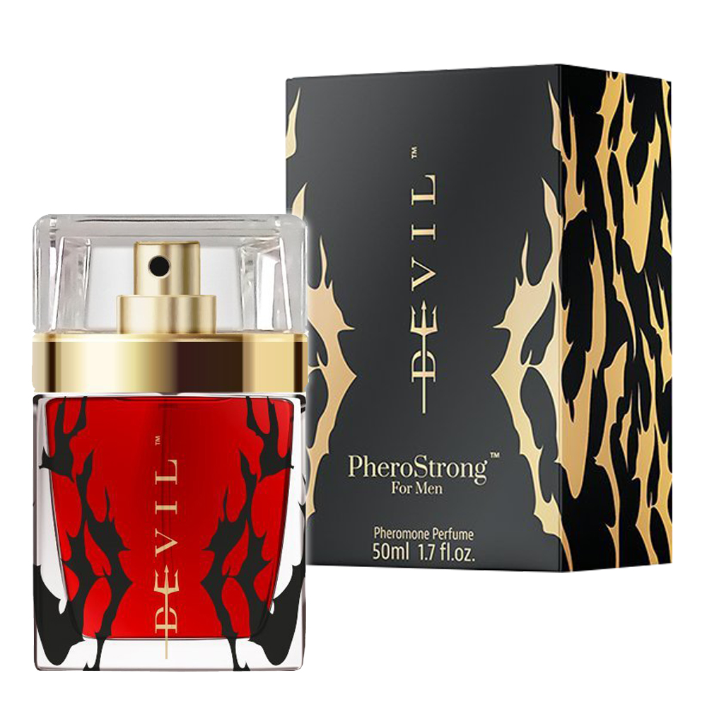 Perfumy męskie, świeży zapach - PheroStrong Devil for men 50 ml