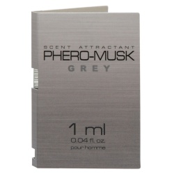 Perfumy męskie, ekskluzywne i eleganckie - Phero-musk Grey 1 ml