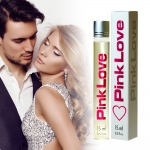 Perfumy damskie, słodki zapach, poręczne opakowanie - Pink Love 15 ml