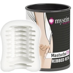 Pochwa żelowa, masturbator - Ribbed Rita