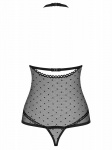 Seksowne czarne body 876-TED-1 - prześwitujące.