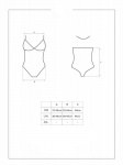 Seksowne czarne body 876-TED-1 - prześwitujące.