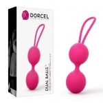 Kulki gejszy, stymulujące, silikonowe - DORCEL Dual Balls