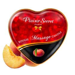 Świeca do masażu, zapach brzoskwini - Plaisire Secret