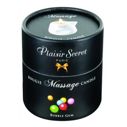 Świeca do masażu, zapach gumy balonowej - Plaisire Secret