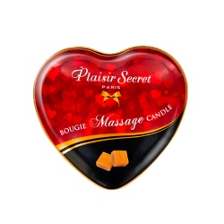 Świeca do masażu, zapach karmelu - Plaisire Secret