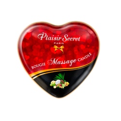 Świeca do masażu, zapach owoców egzotycznych - Plaisire Secret
