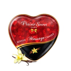 Świeca do masażu, zapach wanilii - Plaisire Secret