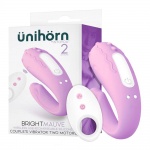 Wibrator dla par sterowany pilotem - bright mauve