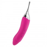 Wibrator dwustronny łechtaczkowo-waginalny - Accuracy 2in1 pink