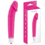 Wibrator silikonowy, mały masażer dla kobiet - My First Yoo Hoo Pink