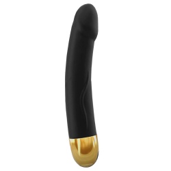 Luksusowy wibrator, silikonowy. Wysoka jakość  real vibration 2.0 black
