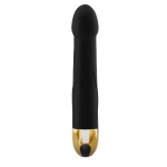 Luksusowy wibrator, silikonowy. Wysoka jakość  real vibration 2.0 black