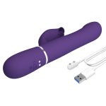 Bezprzewodowy wibrator ładowany magnetycznie z dołączonym kablem USB dla wygody użytkowania.c