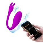 Aplikacja mobilna Pretty Love umożliwia sterowanie wibracjami masażera na odległość dla jeszcze więk