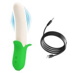 Wibrator Pretty Love Banana Knight jest ładowany za pomocą kabla USB, co zapewnia wygodę użytkowania