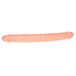 Elastyczny podwójny dildo, który można wyginać według własnych preferencji, oferując różnorodne dozn