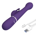 Wibrator króliczek posiada magnetyczne ładowanie USB, co zapewnia wygodę użytkowania i długotrwałe d