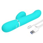Wibrator z magnetycznym ładowaniem USB i wodoodporną konstrukcją, idealny do użytku w wannie lub pod