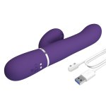 Bezprzewodowy wibrator Pretty Love z magnetycznym ładowaniem USB dla większej wygody użytkowania.