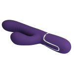 Fioletowy wibrator króliczek Pretty Love z ergonomicznym uchwytem i nowoczesnym designem.