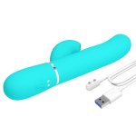 Bezprzewodowy wibrator z magnetycznym ładowaniem USB zapewnia wygodę i długi czas użytkowania.