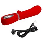 Wibrator ładowany przez USB zapewniający wygodę użytkowania bez konieczności wymiany baterii.