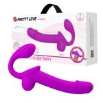 Opakowanie strap-ona Pretty Love Kelpie z funkcją wytrysku i ergonomicznym designem.